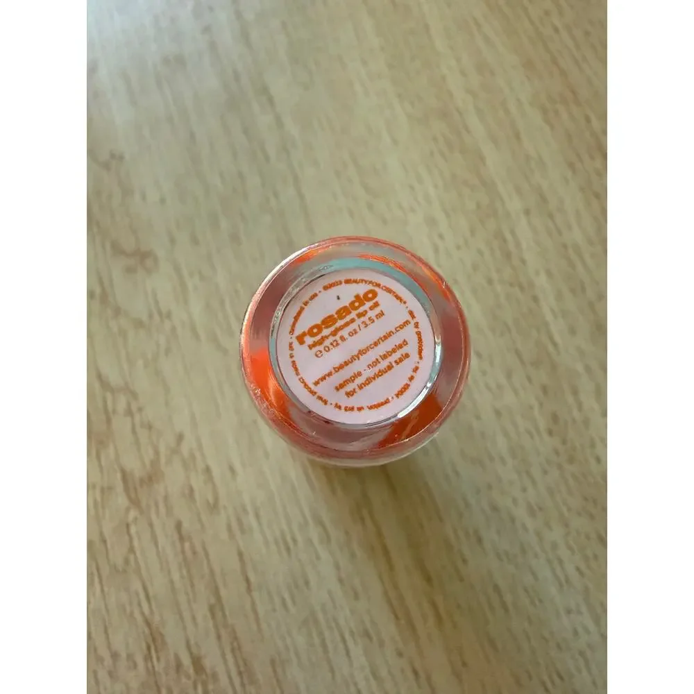 $18 Beauty For Certain Rosado High Gloss Lip Oil 3.5mL New Hydrating Shine Gloss